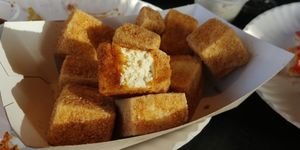 'Chicken' nuggets at Apiecalypse Now Pizza and Snack Bar in Toronto