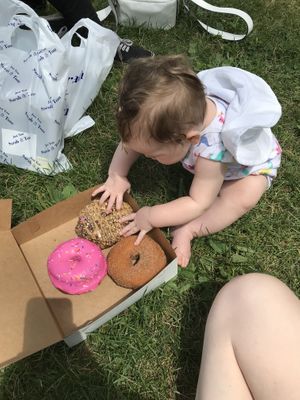 Cinnamon sugar, Choco PB, and the Simpsons at Apiecalypse Now Pizza and Snack Bar in Toronto