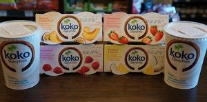 Koko Dairy Free coconut yoghurts.

Photo by: Trgovina MamaTerra on Facebook at Mama Terra in Kamnik