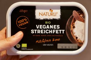 Vegan butter. at Mama Terra in Kamnik