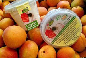 Almond whipping cream at Mama Terra in Kamnik