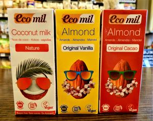 Vegan milk at Mama Terra in Kamnik