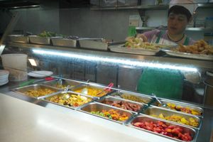Dishes for Rice & Fried Noodle Set ... at Green Delights 净乐轩 in Northeast Singapore