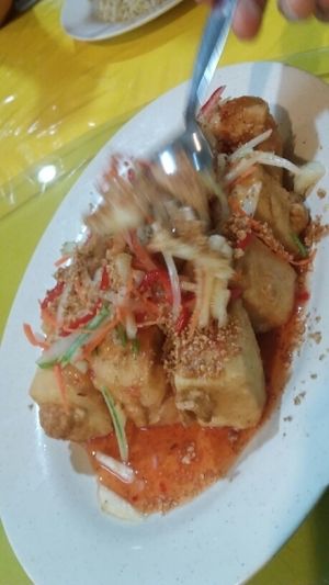 Thai style tofu at VG Mart in Skudai