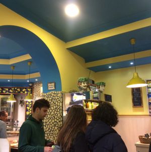 inside at Mondo Arancina in Rome