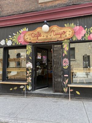Storefront   at Cafe Tuyo in Montreal