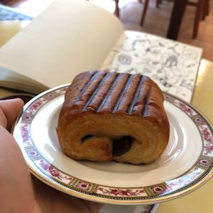 Chocolatine at Cafe Tuyo in Montreal