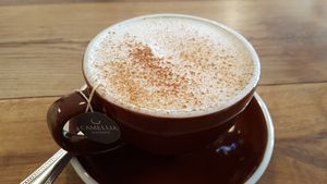 Tchai latte at Cafe Tuyo in Montreal