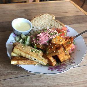 Plat du jour at Cafe Tuyo in Montreal