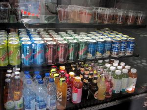 Beverage selection at Copper Branch - Rene Levesque in Montreal