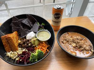 Energy Bowl & Poutine at Copper Branch - Rene Levesque in Montreal