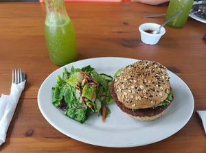 Playa Burger at Playa Detox in Puerto Vallarta