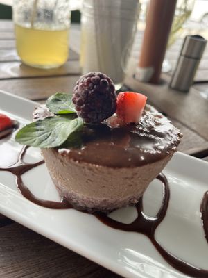 Cupcake Cacao (soooo good )  at Playa Detox in Puerto Vallarta