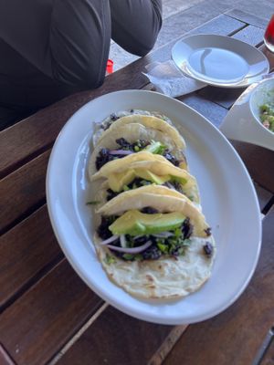 Barbacoa tacos  at Playa Detox in Puerto Vallarta