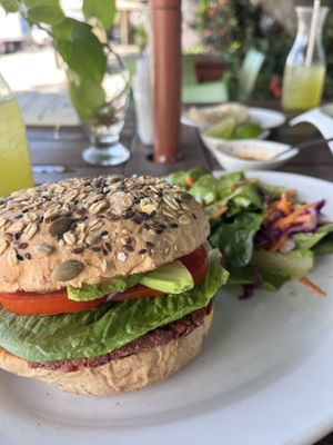 Playa Burger  at Playa Detox in Puerto Vallarta