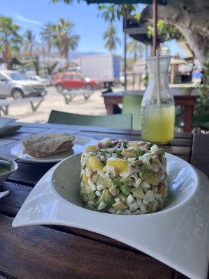 Ceviche  at Playa Detox in Puerto Vallarta