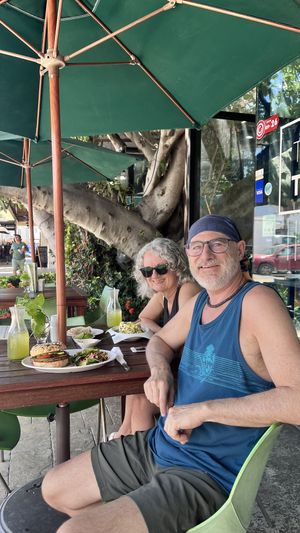 Out on the patio   at Playa Detox in Puerto Vallarta
