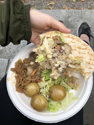 Nordic bowl (no mango sauce)  at Schmegan - Food Truck in Stockholm