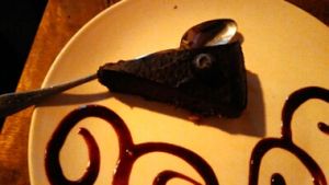 Raw fudge pie at Vantra Vitao in London