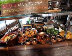 Vitao buffet at Vantra Vitao in London