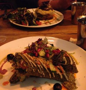 Raw wraps at Vantra Vitao in London