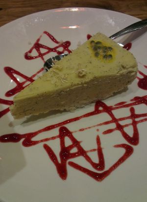 raw cake mmmm at Vantra Vitao in London