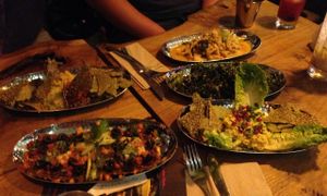 Selection of appetisers
 at Vantra Vitao in London