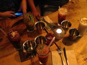 Healthy superfood cocktails
 at Vantra Vitao in London