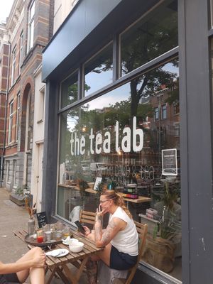 Outside at The Tea Lab in Rotterdam