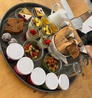 Vegan high tea💜  at The Tea Lab in Rotterdam