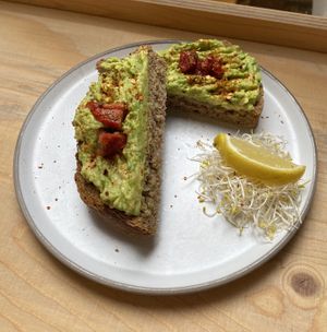 Avocado toast💜  at The Tea Lab in Rotterdam