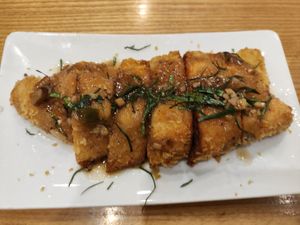 Chickn with q at Loving Hut - Chua Lang in Hanoi