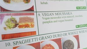 My very first time try Moussaka, very delicious!! at Natural Efe Macrobiotic World in Phuket