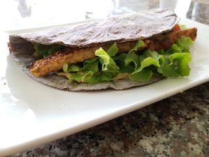 Tempeh Pita at Natural Efe Macrobiotic World in Phuket