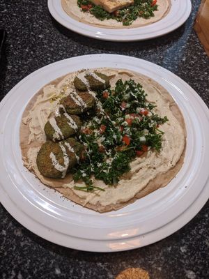 Vegan falafel at Natural Efe Macrobiotic World in Phuket