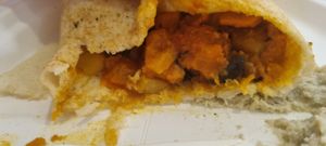 Masala Dosa inside at Vega Food in Rome