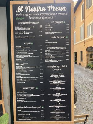 Also vegan options  at Vega Food in Rome