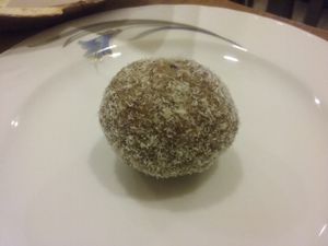 Raw ball at Vega Food in Rome
