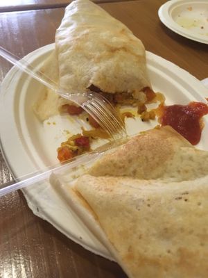 Dosa at Vega Food in Rome