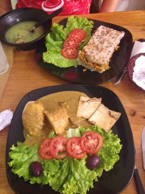 Set menu - includes salad buffet  at Prem Vida - Alimentación Consciente in Sucre