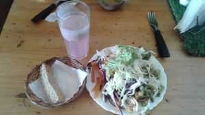 Menu-Bread, Drink, Self-serve Salad at Prem Vida - Alimentación Consciente in Sucre
