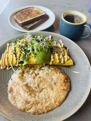 Just Ranchero (chipotle grits are perfectly spiced  at Hot Stacks Cafe in Myrtle Beach