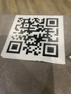 QR code at Hot Stacks Cafe in Myrtle Beach