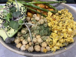 Farmhouse Scramble  at Hot Stacks Cafe in Myrtle Beach