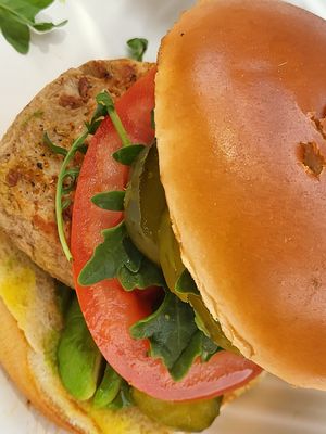 Chicken sandwich  at Hot Stacks Cafe in Myrtle Beach