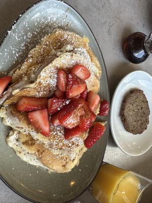 Granola French toastt  at Hot Stacks Cafe in Myrtle Beach