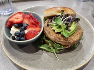 The Shamrock breakfast sandwich at Hot Stacks Cafe in Myrtle Beach