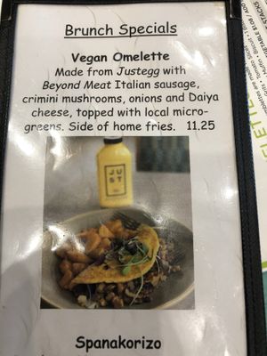 Not sure how long this has been available but it is fabulous   at Hot Stacks Cafe in Myrtle Beach