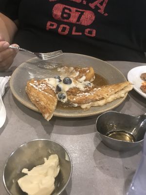 Vegan French toast  at Hot Stacks Cafe in Myrtle Beach