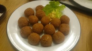 Bitterballen at Loving Hut Veganerie in Leuven
